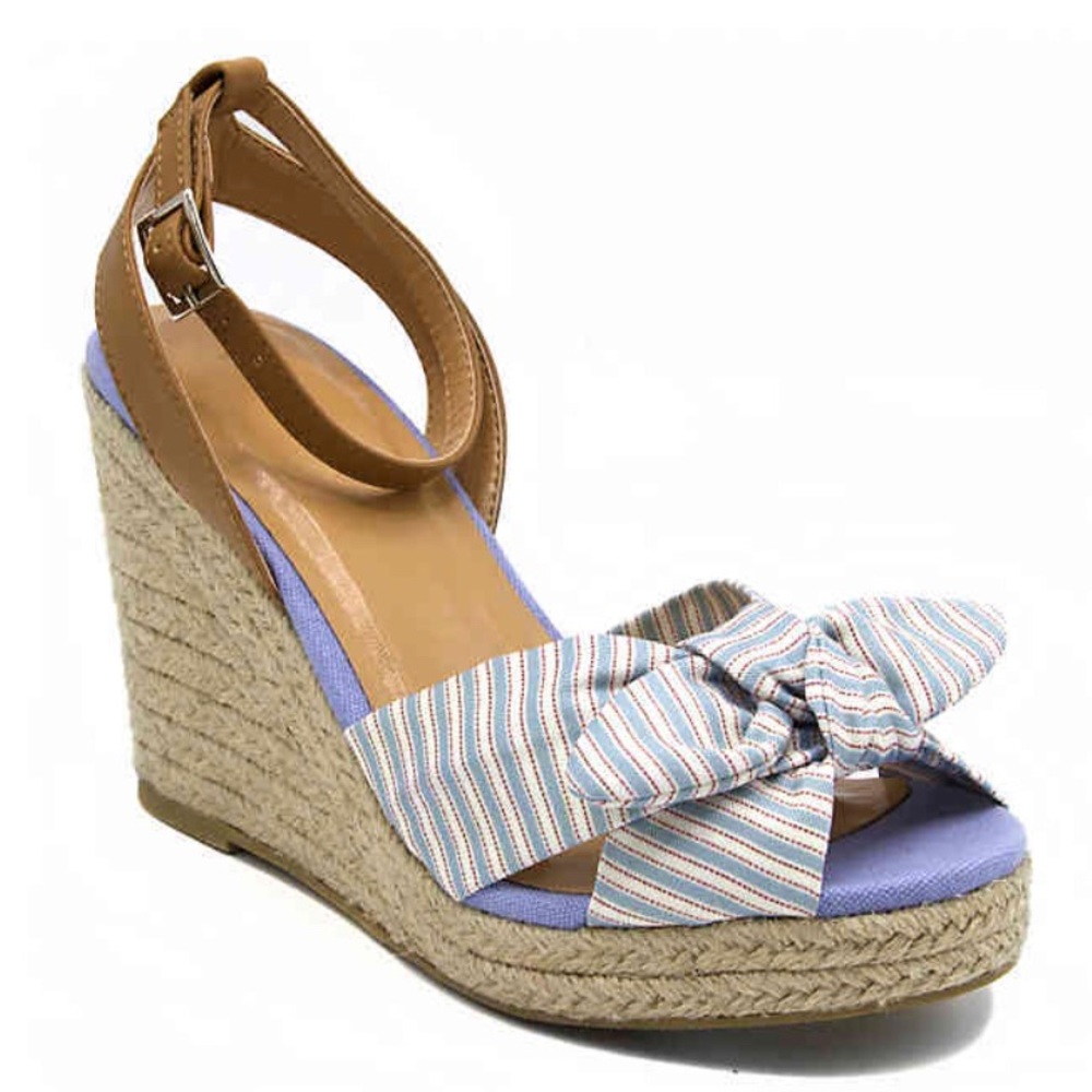 New Nautica Espadrille wedge👣